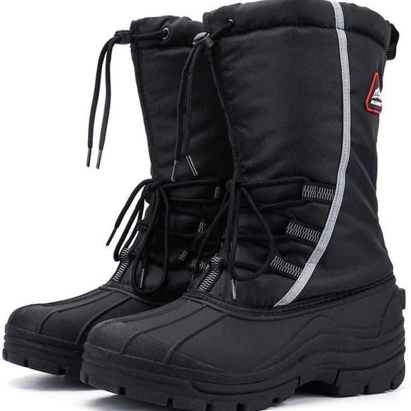 aleader mens snow boots